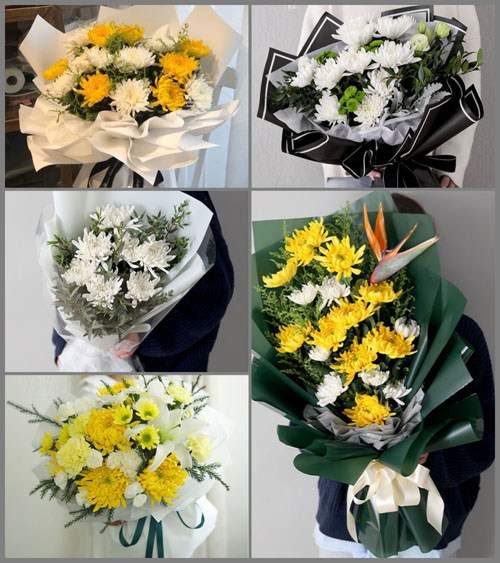 河南南阳社旗县赵河街道高庄村白事花束代送
